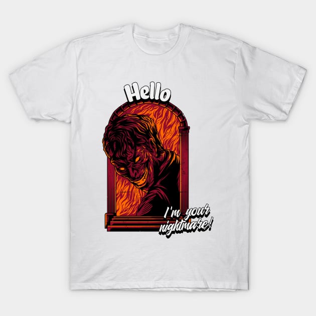 Nightmare Demon T-Shirt by Milon store